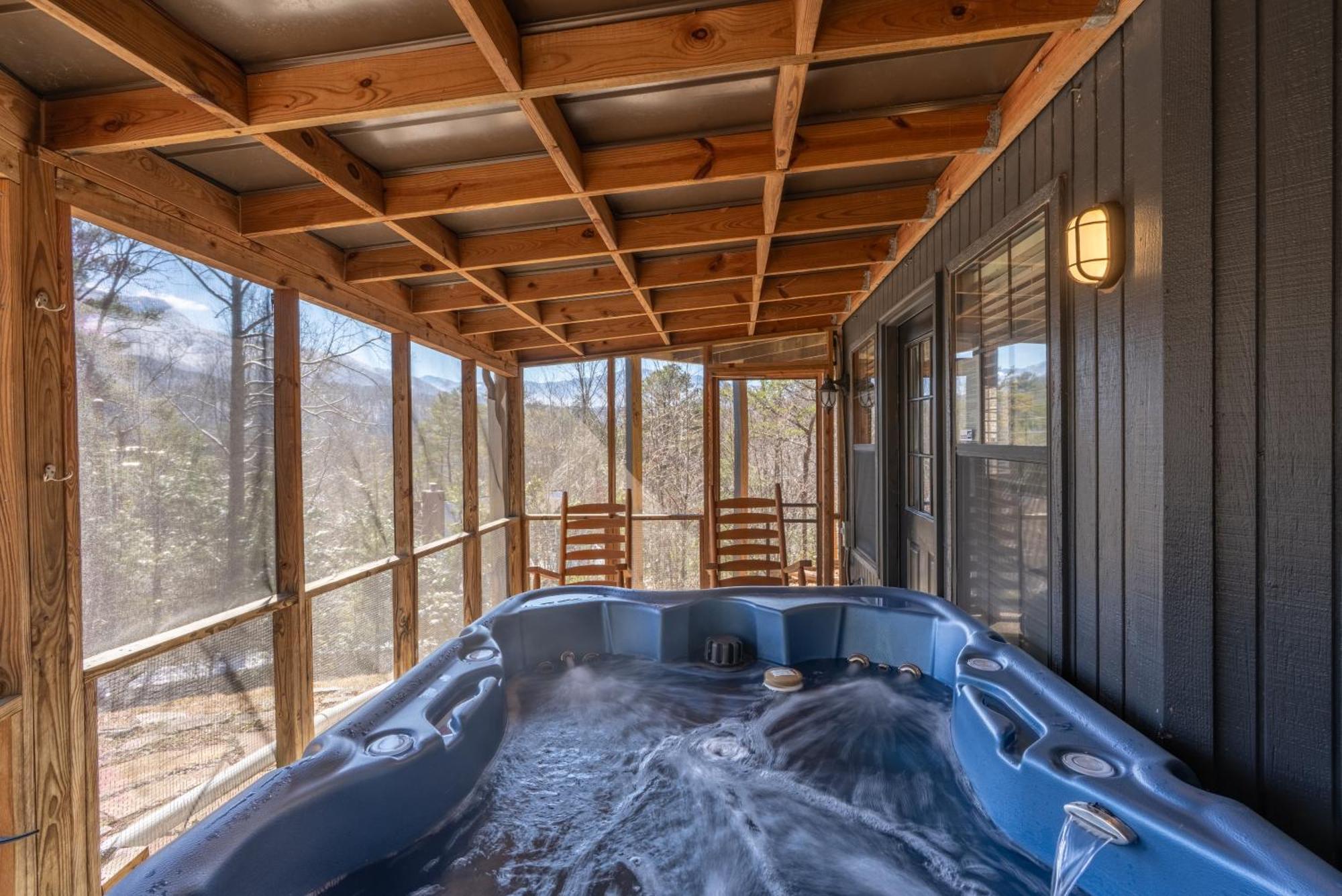 Hawks View Gatlinburg Mountain Cabin Exteriör bild